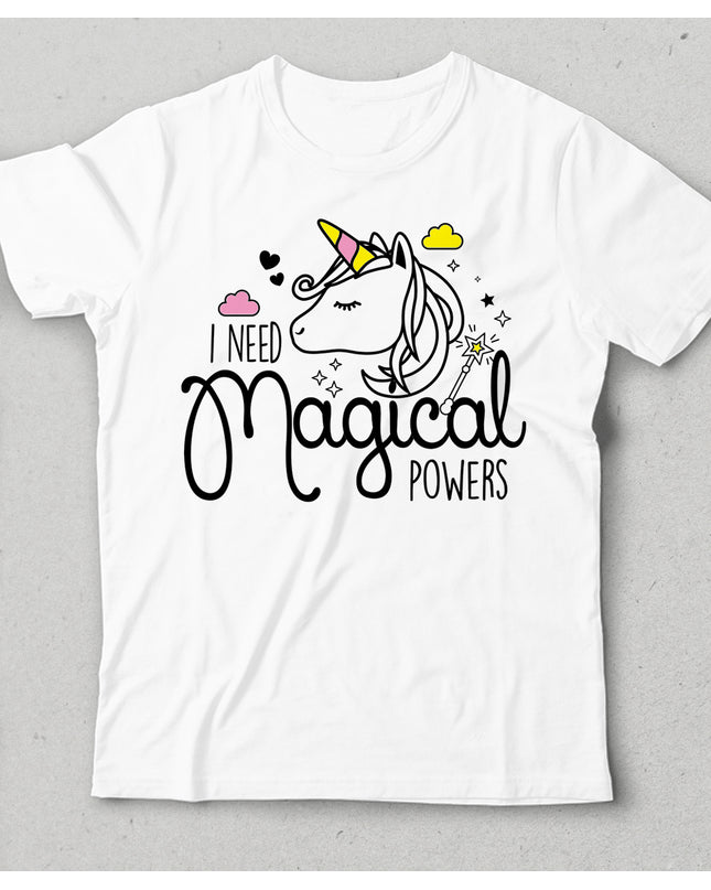 Magical unicorn çocuk tişört - basmatik.com