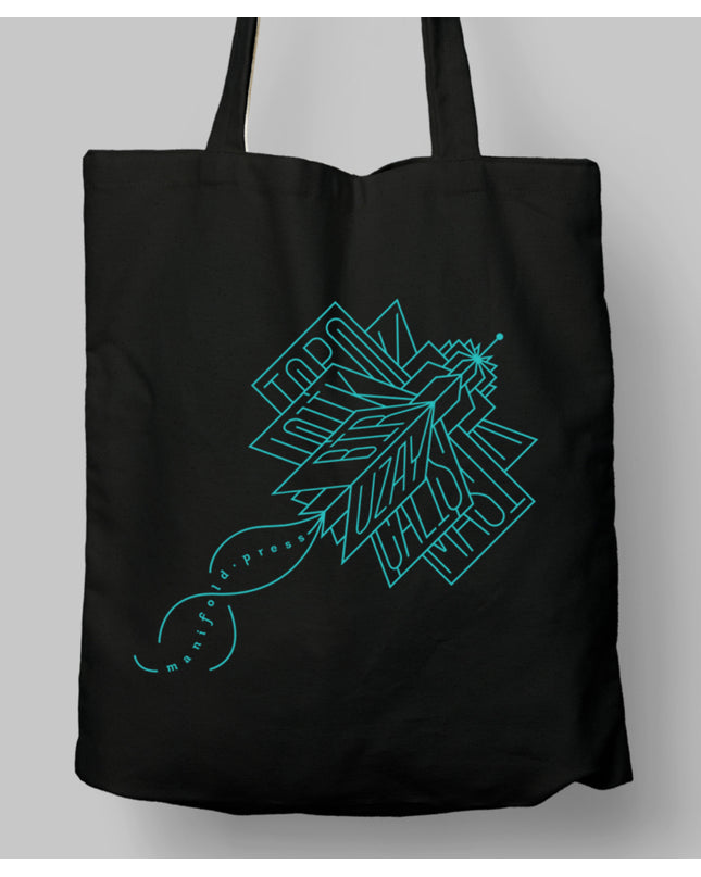 Manifold Roket siyah bez çanta - basmatik.com