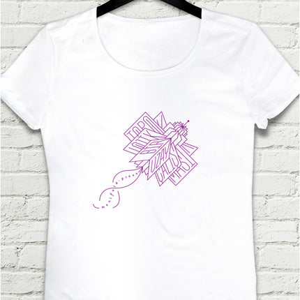 Manifold Roket beyaz kadın tişört - basmatik.com