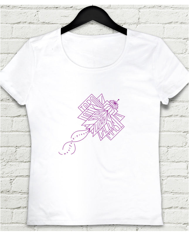 Manifold Roket beyaz kadın tişört - basmatik.com