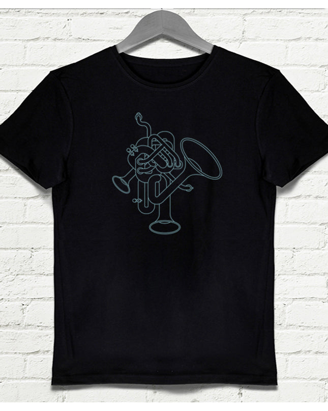 Manifold siyah erkek tişört - basmatik.com