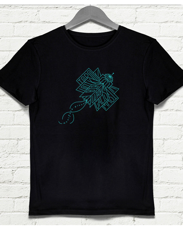 Manifold Roket siyah erkek tişört - basmatik.com