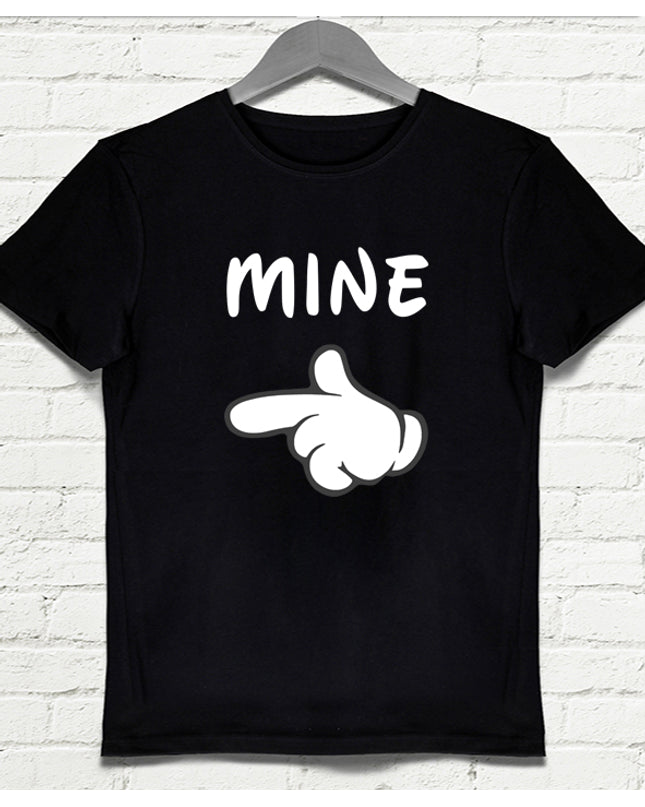 mine siyah Erkek tshirt - basmatik.com