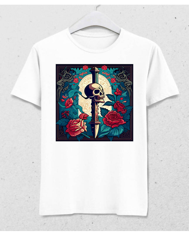 Skull, Rose and Sword 