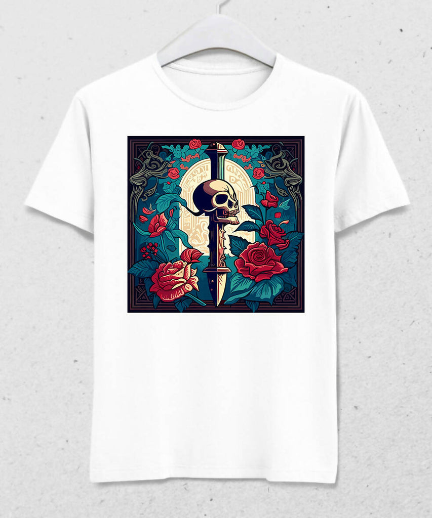 Skull, Rose and Sword 