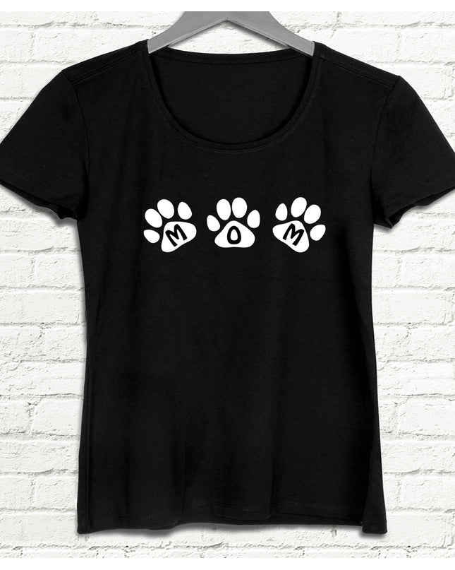 Mom pati siyah tişört - basmatik.com