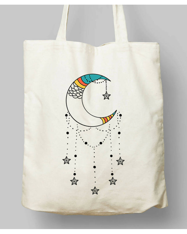 Crescent and Stars Cloth Bag