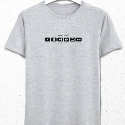 Music is life tişört - basmatik.com