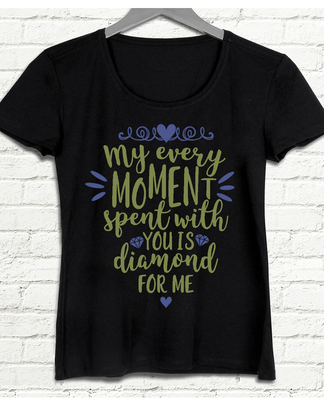 My every moment siyah tişört - basmatik.com