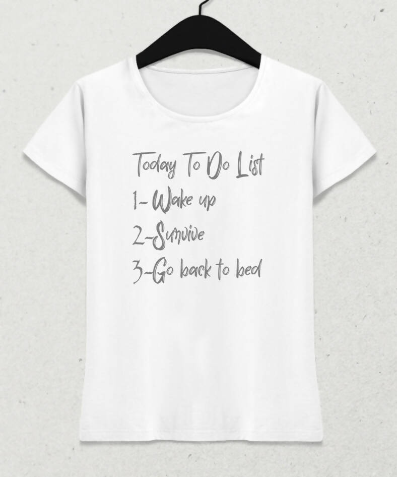 Today List Women's T-Shirt
