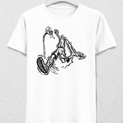 Basketbol Erkek Beyaz Tişört - basmatik.com