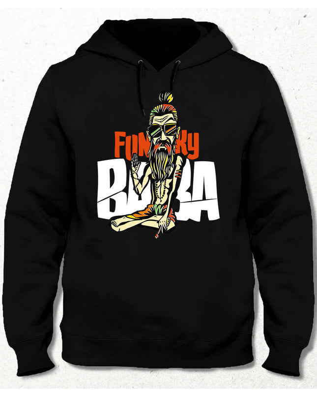 Funky Dad Hooded Black Sweatshirt