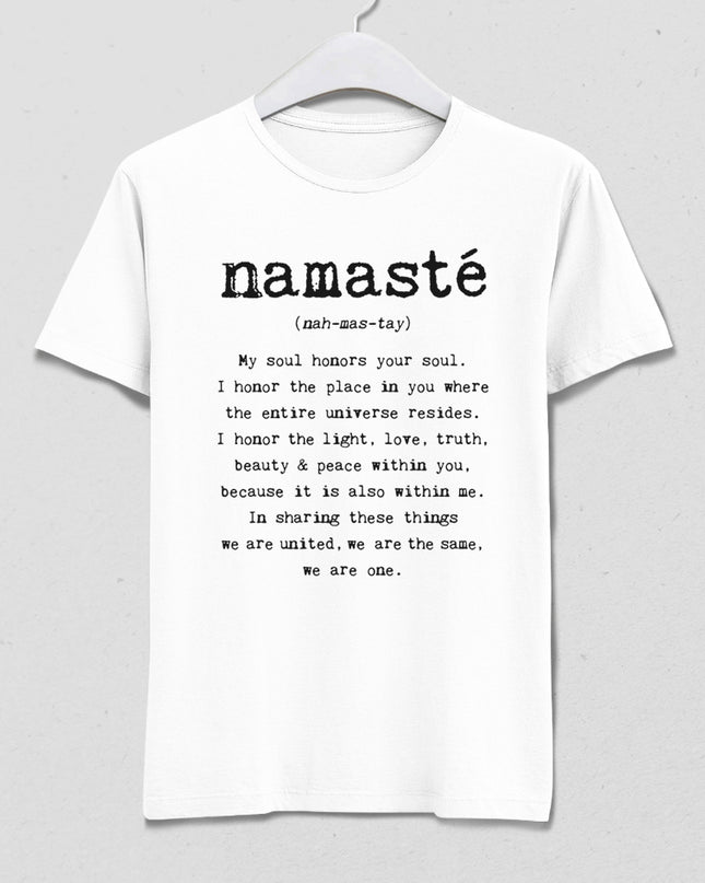 nah-mas-tay yoga tişört - basmatik.com
