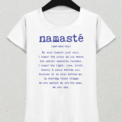 nah-mas-tay yoga tişört - basmatik.com