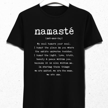nah-mas-tay yoga tişört - basmatik.com