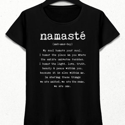 nah-mas-tay yoga tişört - basmatik.com
