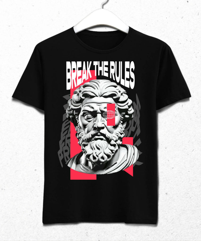 Break the Rules Streetwear Retro Futuristic Design