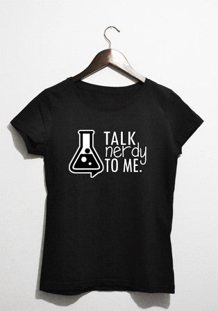 nerdy kadın t-shirt - basmatik.com
