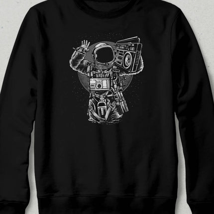 Astronot Boombox Sweetshirt