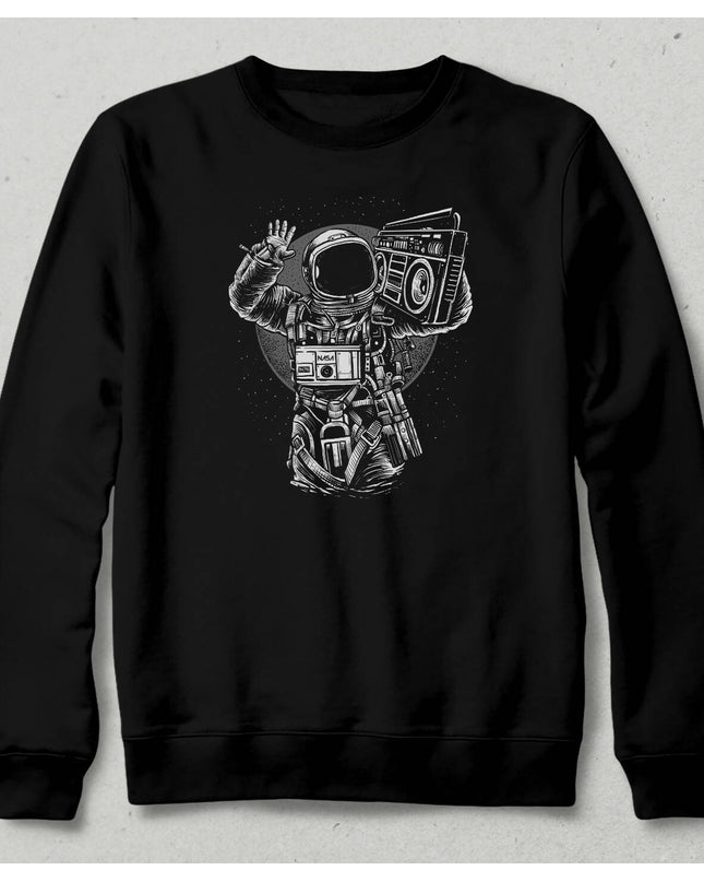 Astronot Boombox Sweetshirt