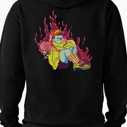 Octochild Sweatshirt Back Hoodie