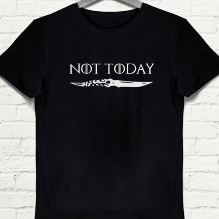 Not today siyah erkek tişört - basmatik.com