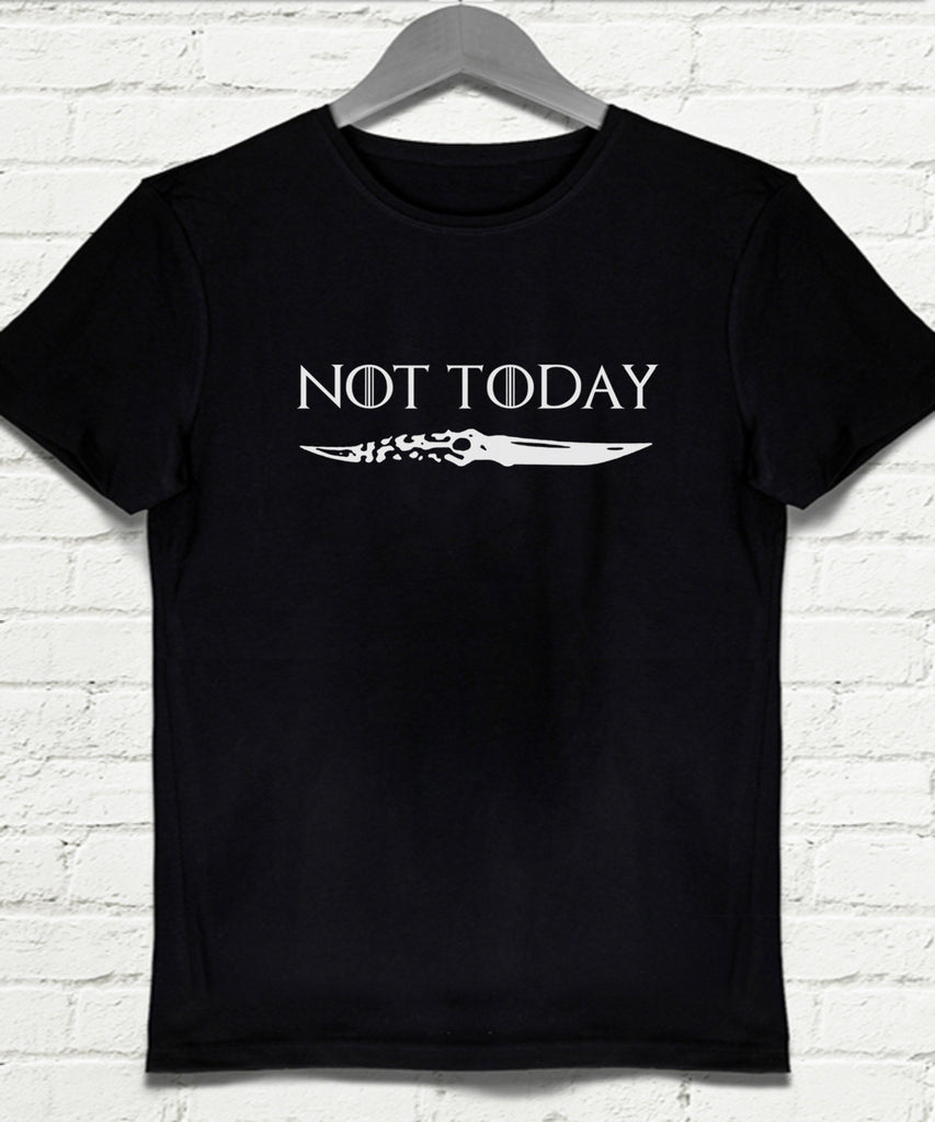 Not today siyah erkek tişört - basmatik.com