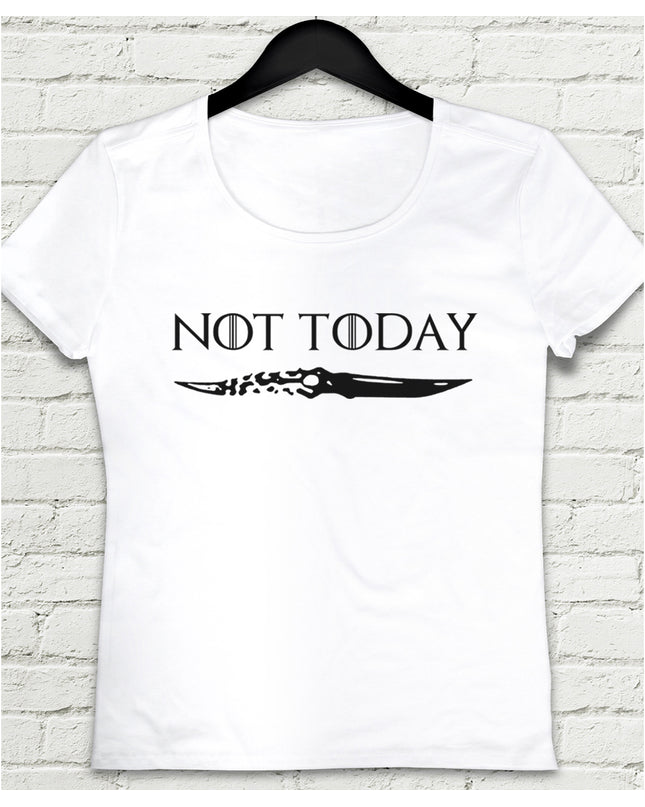 Not today kadın tişört - basmatik.com