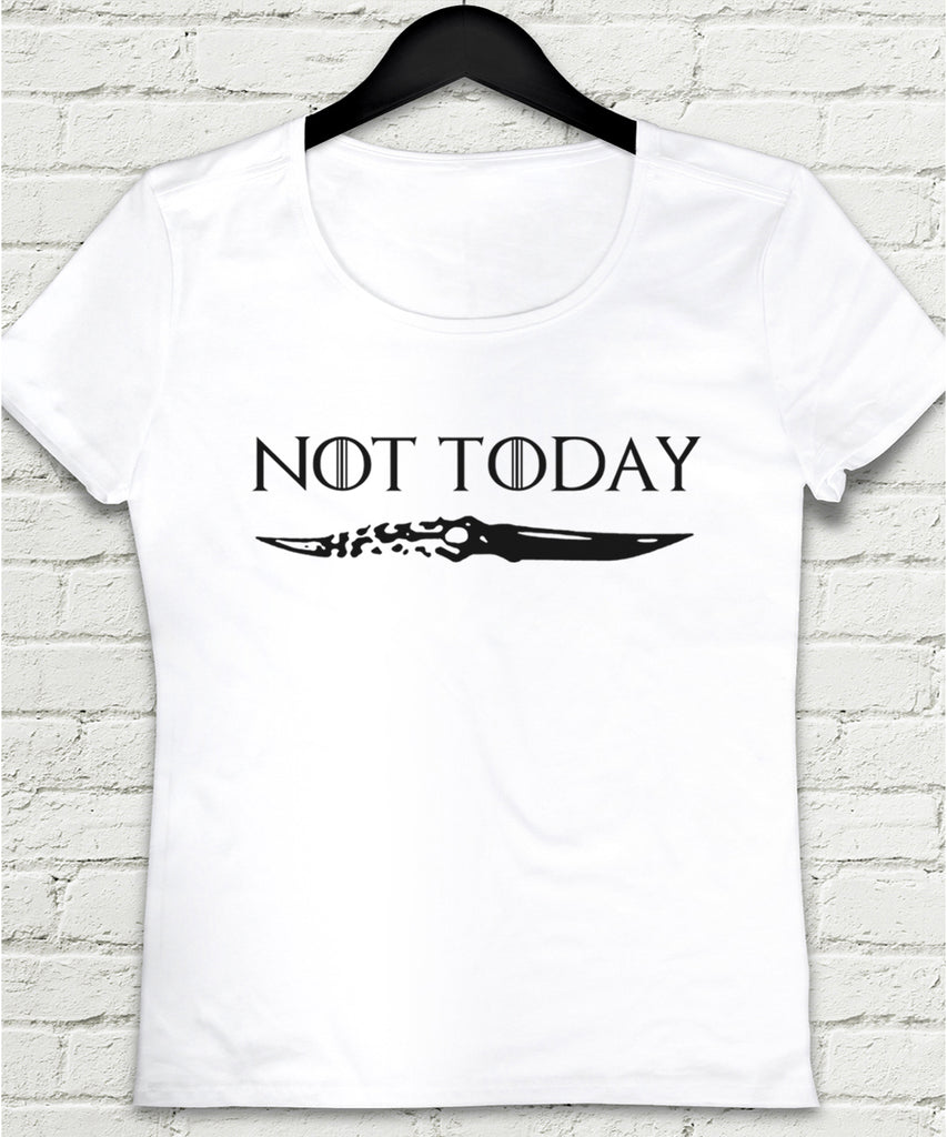 Not today kadın tişört - basmatik.com