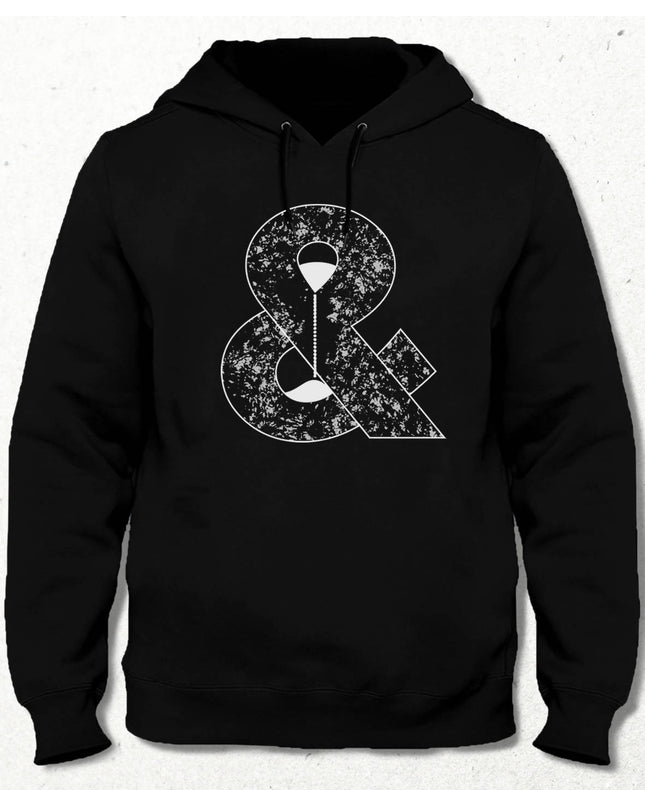 Hourglass Hooded Black Sweatshirt