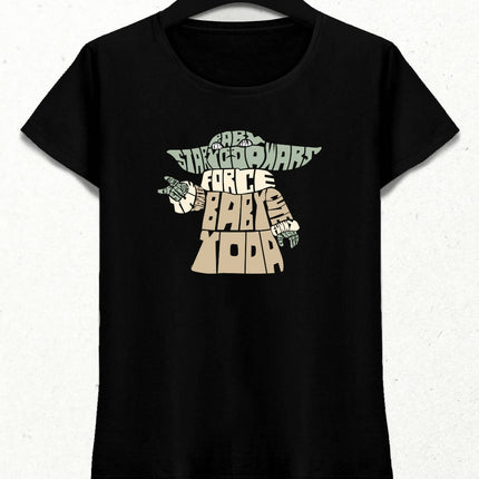 Force Baby Yoda Tişört - basmatik.com