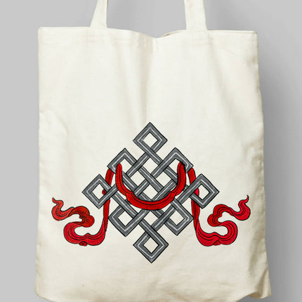 Düğüm & Desen Bez Çanta - basmatik.com