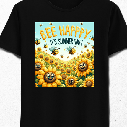 Bee happy men's t-shirt 