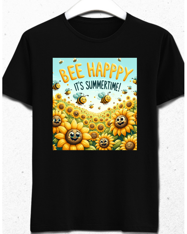Bee happy men's t-shirt 