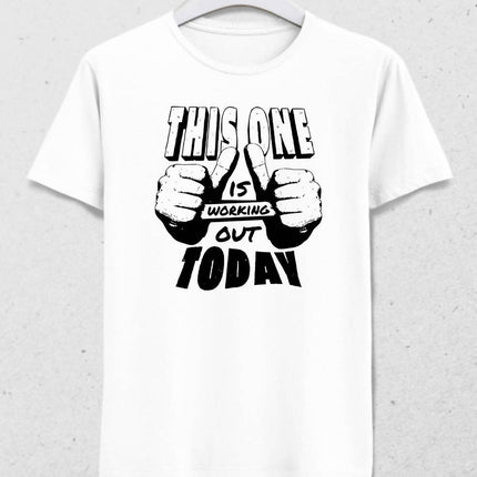 Today Erkek Beyaz Tişört - basmatik.com