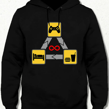 Gamer Routine Hooded Sweatshirt
