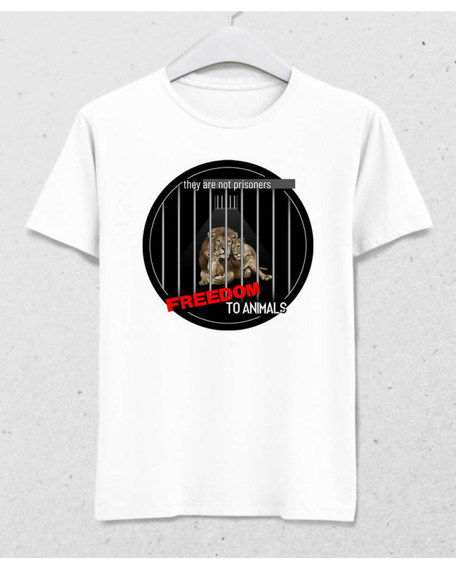Freedom To Animals Men's T-Shirt