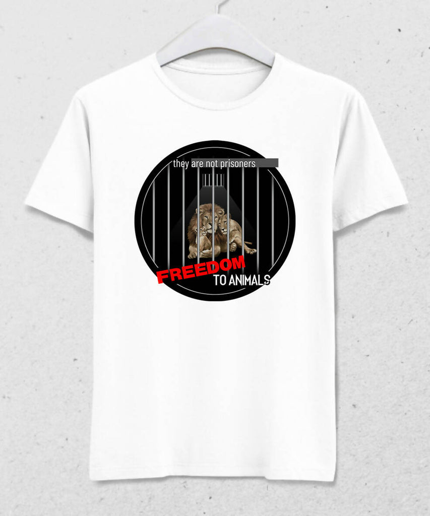 Freedom To Animals Men's T-Shirt