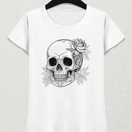 skull and rose 