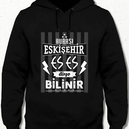 Kapüşonlu Sweatshirt - Burası Eskişehir - 6 - basmatik.com