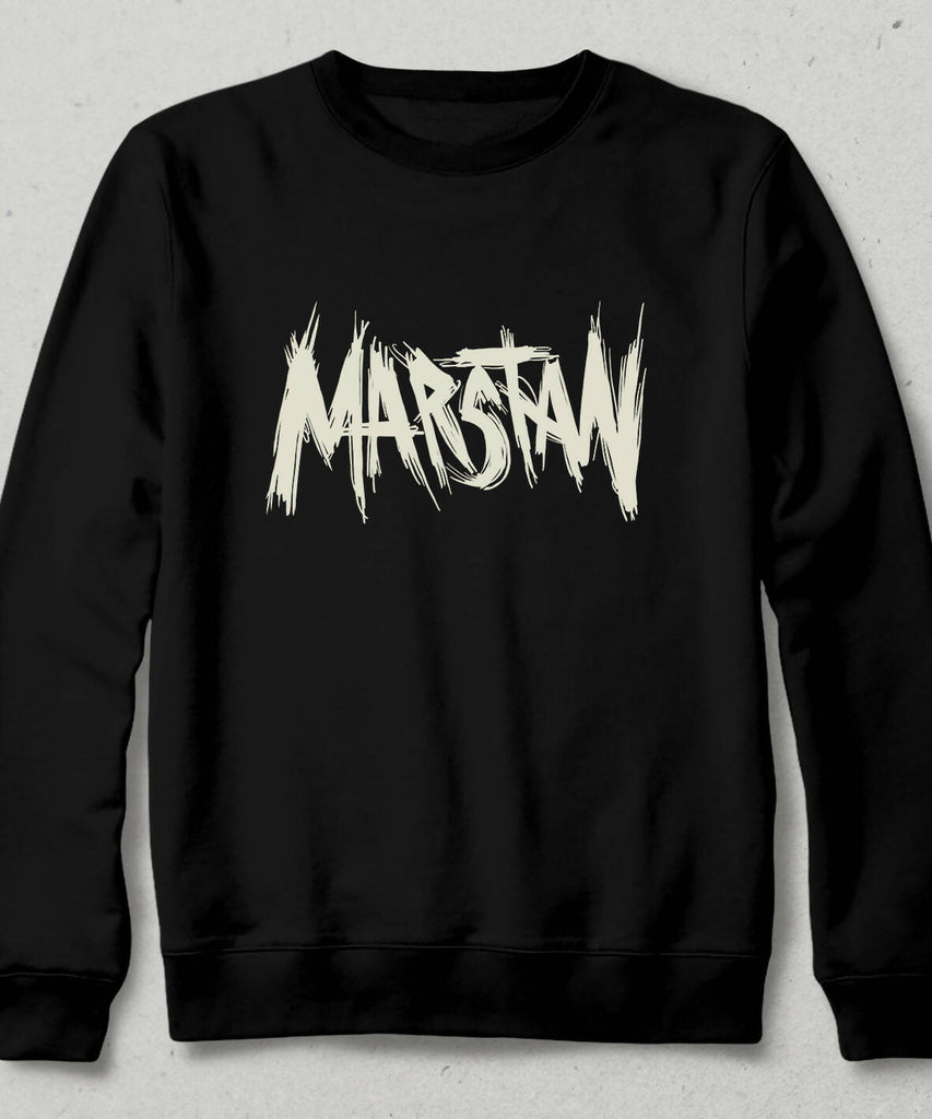 Black Sweatshirt with Marstan Logo - Unisex 