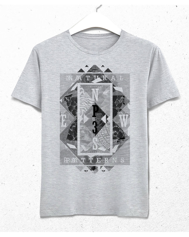 Natural pattern erkek tişört - basmatik.com