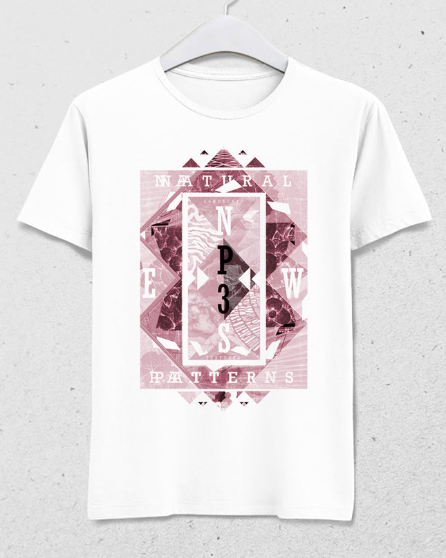 Natural pattern erkek tişört - basmatik.com