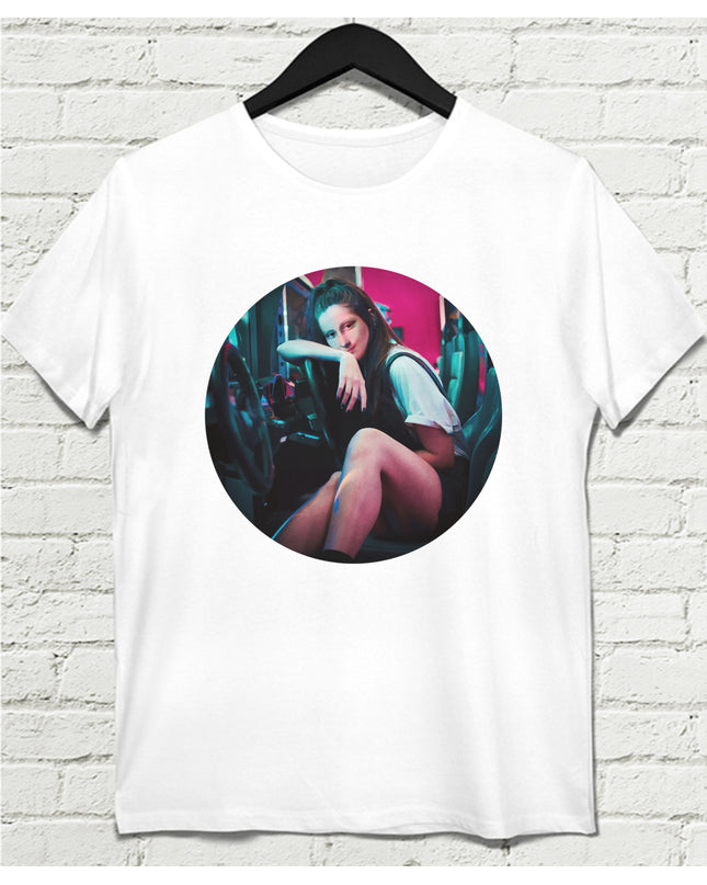 Pinky Lisa Beyaz Tshirt - basmatik.com