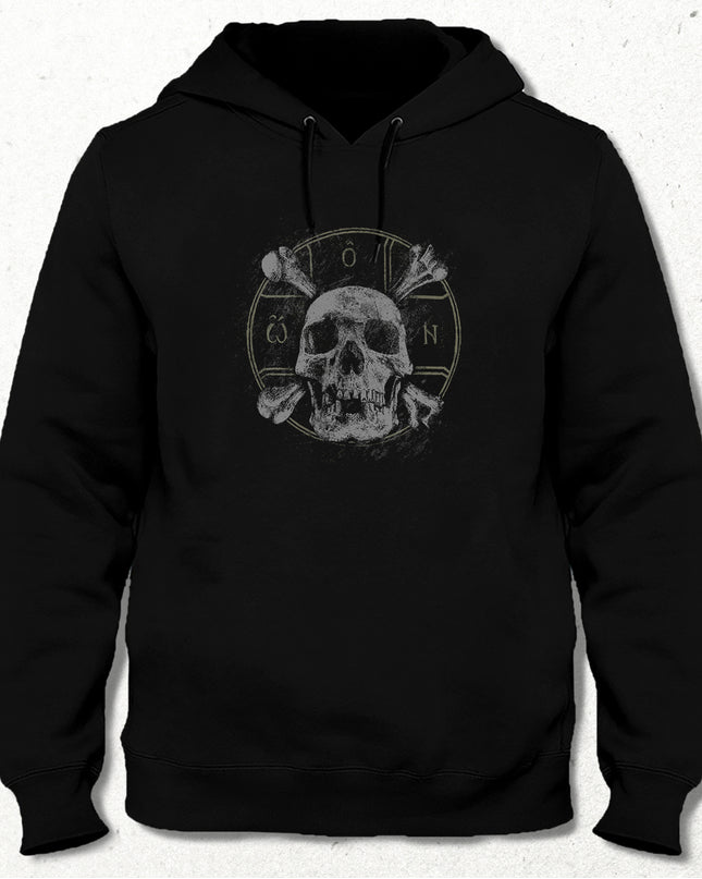 pirate skull kapşonlu