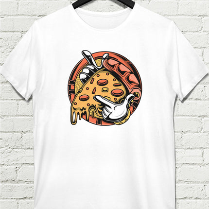Pizza Slice Erkek Tişört - basmatik.com