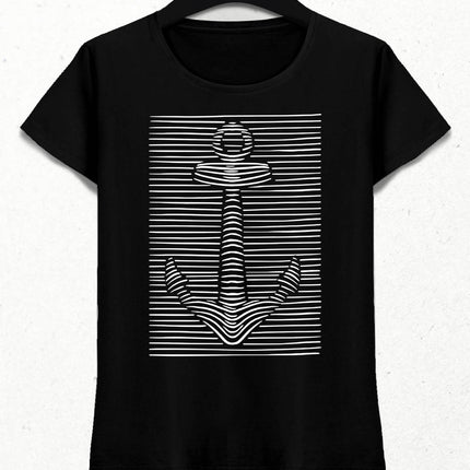 Anchor Kadın Tişört - basmatik.com