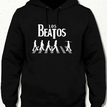 Los Beatos Kapüşonlu Sweatshirt - basmatik.com