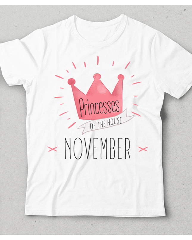 princess of the house doğum günü tişört - basmatik.com