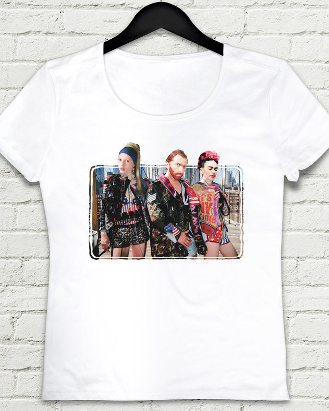 Punk is Back Beyaz Tshirt - basmatik.com
